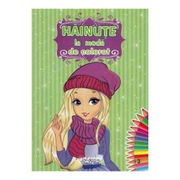 Hainute la moda de colorat