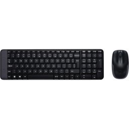 Tastatura Logitech MK220 Wireless Desktop Kit, Compact design, Whisper-quiet keys, 2.4GHz Wireless,
