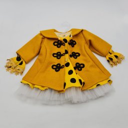 Costum traditional fetita - Palton si Rochita 3