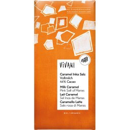 Ciocolata cu caramel sarat si zahar din flori de cocos bio 80g
