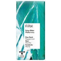 Ciocolata neagra cu menta bio 100g
