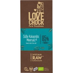 Ciocolata raw vegana cu sare de mare, fara gluten bio 70g