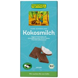 Ciocolata cu bautura de cocos bio 80g