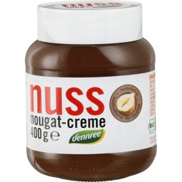 Crema de ciocolata cu alune Nuss-Nougat bio 400g