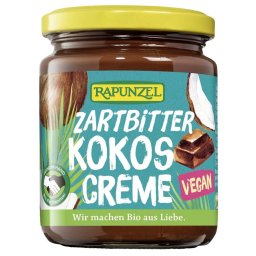 Crema de ciocolata amaruie cu cocos bio 250g