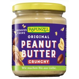 Unt de arahide crocant vegan bio 250g