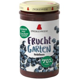 Gem de afine indulcit cu nectar de agave, fara gluten bio 225g