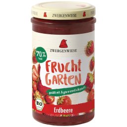 Gem de capsuni indulcit cu nectar de agave, fara gluten bio 225g