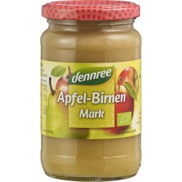 Piure de mere cu pere bio 360g