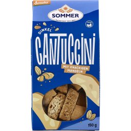 Biscuiti Cantuccini din spelta cu migdale, vegani bio 150g