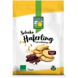 Biscuiti din ovaz integral cu ciocolata bio 125g