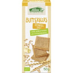 Biscuiti din spelta, unt si miere bio 150g