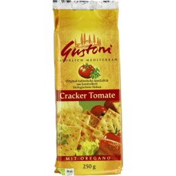 Biscuiti crocanti cu Tomate si Oregano bio 250g