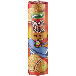 Biscuiti din grau umpluti cu crema de cacao bio 330g