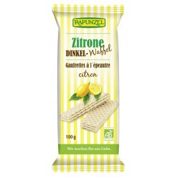 Napolitane cu crema de lamaie bio 100g