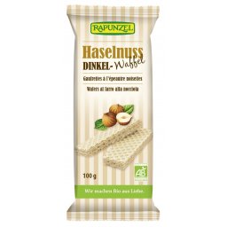 Napolitane cu crema de alune bio 100g