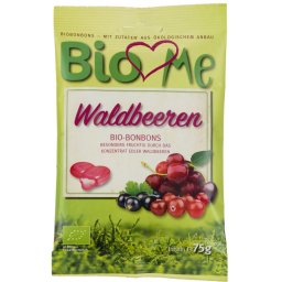 Bomboane cu fructe de padure, fara gluten bio 75g