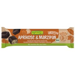 Baton cu martipan, caise si ciocolata amaruie bio 50g