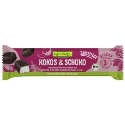 Baton de cocos cu glazura amaruie bio 50g