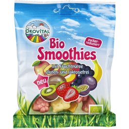 Jeleuri din piure de fructe, fara gluten si lactoza bio 80g
