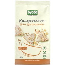Mini Crackers din orez rosu si naut, fara gluten bio 90g