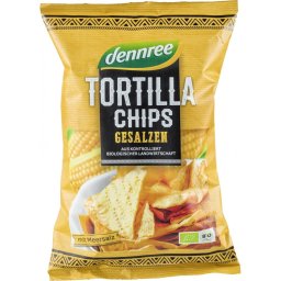 Tortilla chips cu sare bio 125g