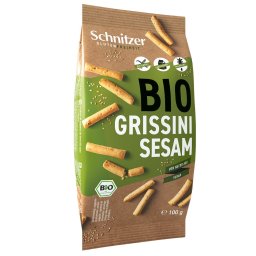 Mini grisine cu susan, fara gluten bio 100g