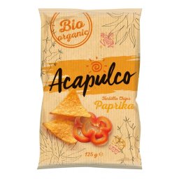 Tortilla chips cu boia bio 125g