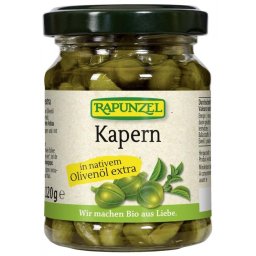 Capere in ulei de masline bio 120g
