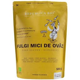 Fulgi mici de ovaz fara gluten bio 500g