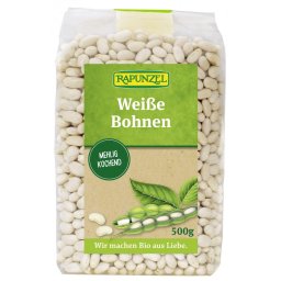 Fasole alba bio 500g