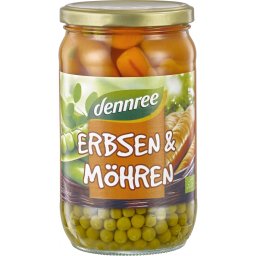 Mazare cu morcovi la borcan bio 680g