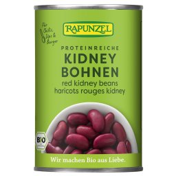 Fasole kidney rosie la conserva bio 400g