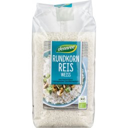 Orez alb cu bob rotund bio 1kg