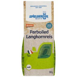 Orez alb cu bob lung prefiert Demeter bio 500g