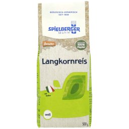 Orez alb cu bob lung Demeter bio 500g