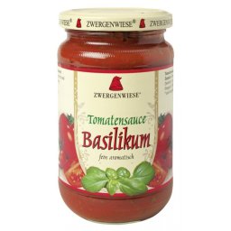 Sos de tomate cu busuioc, fara gluten bio 340ml