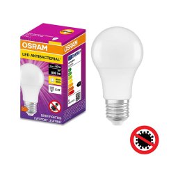 Bec LED antibacterian A60 E27/8,5W/230V 2700K Osram