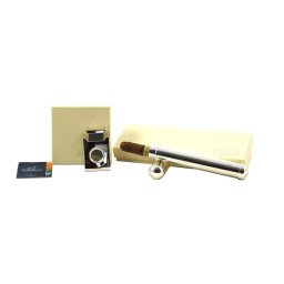 Chinelli set holder si cutter placate cu argint