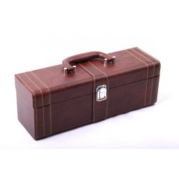 Cutie Vin Brown Treasure Chest cu 3 Accesorii (fara Sticla de Vin) TOP 10 Cadouri Barbati