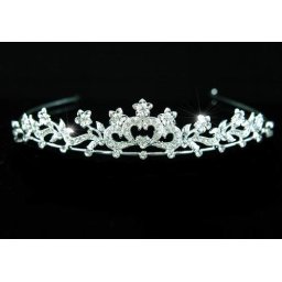 Tiara Borealy Bridal Heart Crystal