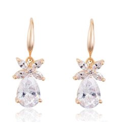 Cercei Borealy Gold Flower Drop Crystal