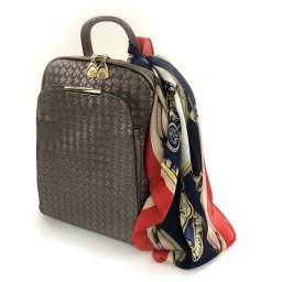 Rucsac Piele Coco Mademoiselle Metalic Silver
