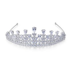 Tiara Borealy Flowers Wedding Pageant Prom