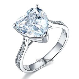 Inel Borealy Argint 925 Precious Crystal Heart, Masura 5