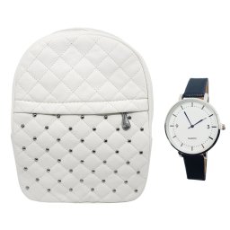 Set BlackWhite, Rucsac si Ceas by Borealy