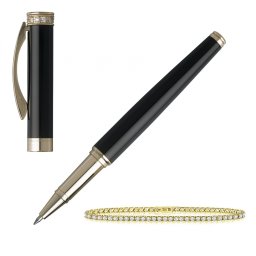 Gold Diamonds Stilou Ungaro placat cu aur Bratara Tennis Gold Borealy