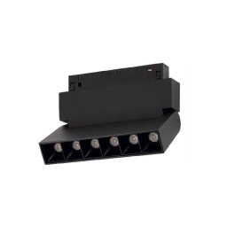 SPOT ORIENTABIL SINA MAGNETICA 9W NEGRU 3000K