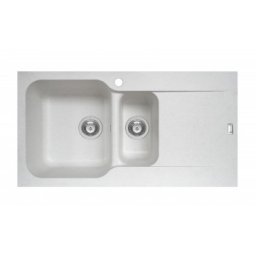 Chiuveta soft compozit Pyramis Level DUROTHEK 1 1/2B 1D ST ALB