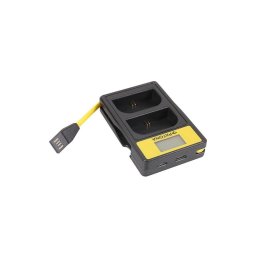 PATONA - Încărcător dual Panasonic DMW-BLG10 cu LCD, USB